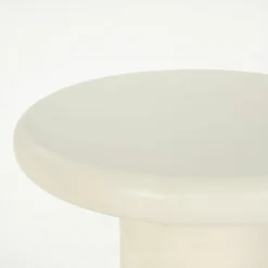 Ronde Bijzettafel Jade Magnesium oxide - 45 cm - Loft24.nl
