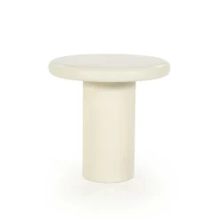 Ronde Bijzettafel Jade Magnesium oxide - 45 cm - Loft24.nl