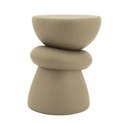 Ronde Bijzettafel Kerun 35cm - Bruin - Loft24.nl