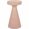 Ronde Bijzettafel Kimble 53 cm hoog - Roze - Loft24.nl