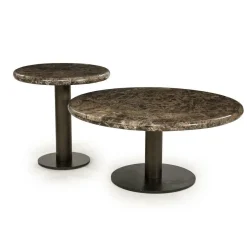 Ronde Bijzettafel Luigi Marmer 45cm - Loft24.nl