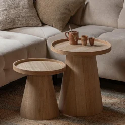 Ronde Bijzettafel Maud - 39 cm - Loft24.nl