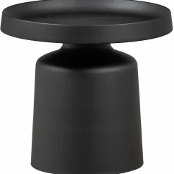 Ronde Bijzettafel Peer 49cm - Zwart - Loft24.nl