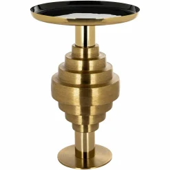 Ronde Bijzettafel Renao Ø40 cm - Zwart - Loft24.nl