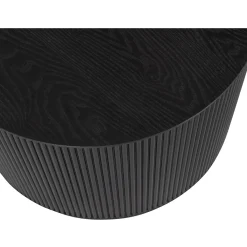 Ronde Bijzettafel Sanne ø60cm - Zwart - Loft24.nl