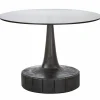 Ronde Bijzettafel Soya 60cm Zwart - Loft24.nl