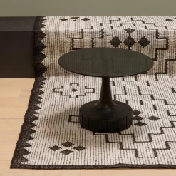 Ronde Bijzettafel Soya 60cm Zwart - Loft24.nl