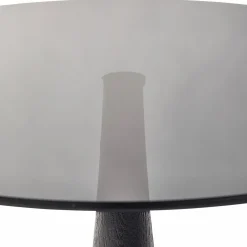 Ronde Bijzettafel Soya 60cm Zwart - Loft24.nl