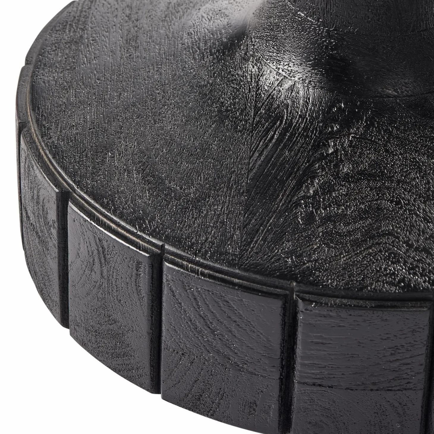 Ronde Bijzettafel Soya 60cm Zwart - Loft24.nl