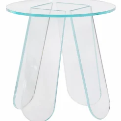 Ronde Bijzettafel Walt Acryl 40cm - Transparant - Loft24.nl