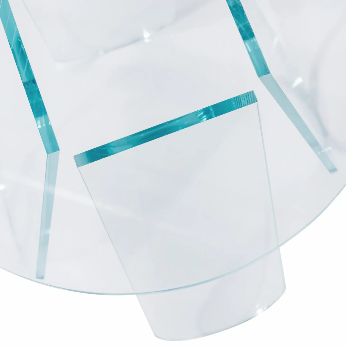 Ronde Bijzettafel Walt Acryl 40cm - Transparant - Loft24.nl