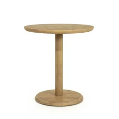 Ronde Bistrotafel Florent Mangohout 70cm - Naturel - Loft24.nl