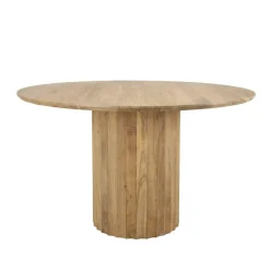 Ronde Eetkamertafel Crotone Acasiahout - 150 cm - Loft24.nl
