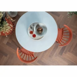 Ronde Eettafel Damon Betonlook - 100cm - Loft24.nl