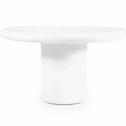 Ronde Eettafel Frost 130cm - Wit - Loft24.nl
