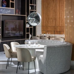 Ronde Eettafel Jorre 120cm - antique beige - Loft24.nl