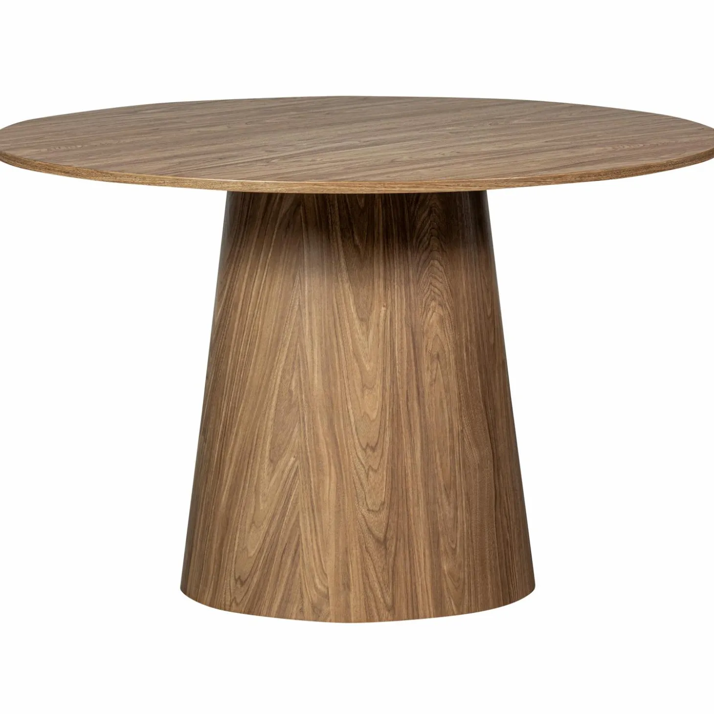 Ronde Eettafel Maan 120cm, kleur Walnoot - Loft24.nl