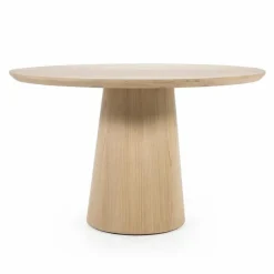 Ronde Eettafel Nola Eikenhout 130 cm - Naturel - Loft24.nl