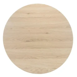 Ronde Eettafel Nola Eikenhout 130 cm - Naturel - Loft24.nl