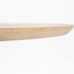 Ronde Eettafel Nola Eikenhout 130 cm - Naturel - Loft24.nl