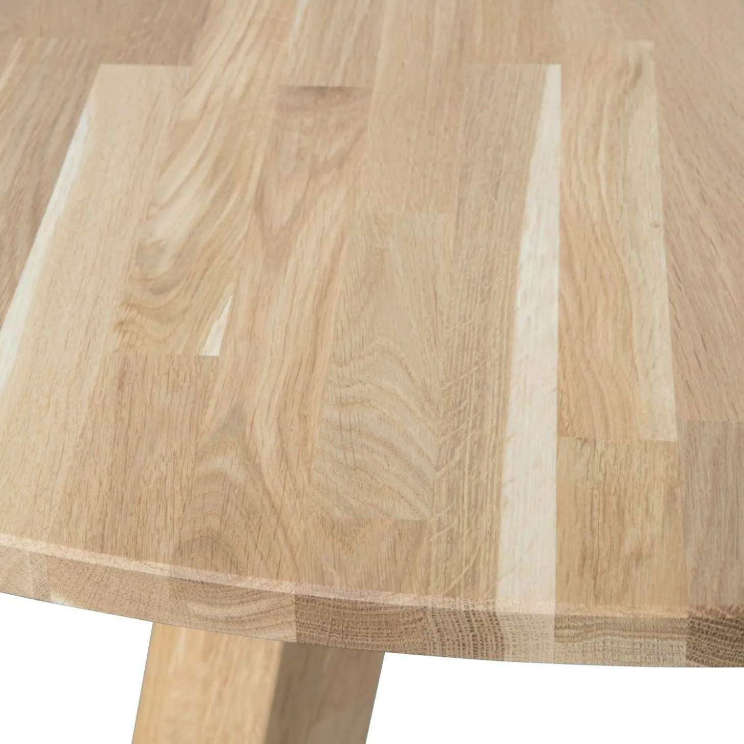 Ronde Eettafel Rhonda Eikenhout - 130 cm - Loft24.nl