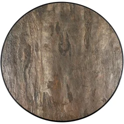 Ronde Eettafel Russel steenfineer Ø120cm - Zwart - Loft24.nl