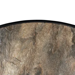 Ronde Eettafel Russel steenfineer Ø120cm - Zwart - Loft24.nl