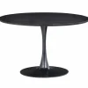 Ronde Eettafel Sammy 120cm, kleur Zwart - Loft24.nl
