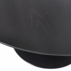 Ronde Eettafel Sammy 120cm, kleur Zwart - Loft24.nl