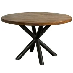 Ronde Eettafel Selva Mangohout - ø130cm Naturel - Loft24.nl