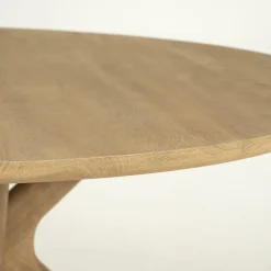 Ronde Eettafel Tycho Mangohout 150cm - Naturel - Loft24.nl