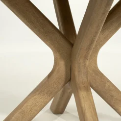 Ronde Eettafel Tycho Mangohout 150cm - Naturel - Loft24.nl