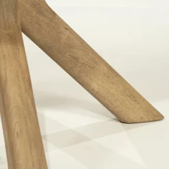 Ronde Eettafel Tycho Mangohout 150cm - Naturel - Loft24.nl