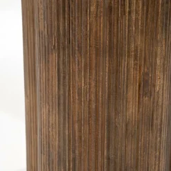 Ronde Eettafel Xanni Marmer en Mangohout 130cm - Loft24.nl