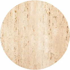 Ronde Salontafel Avalon Travertin - Set van 2 stuks - Loft24.nl