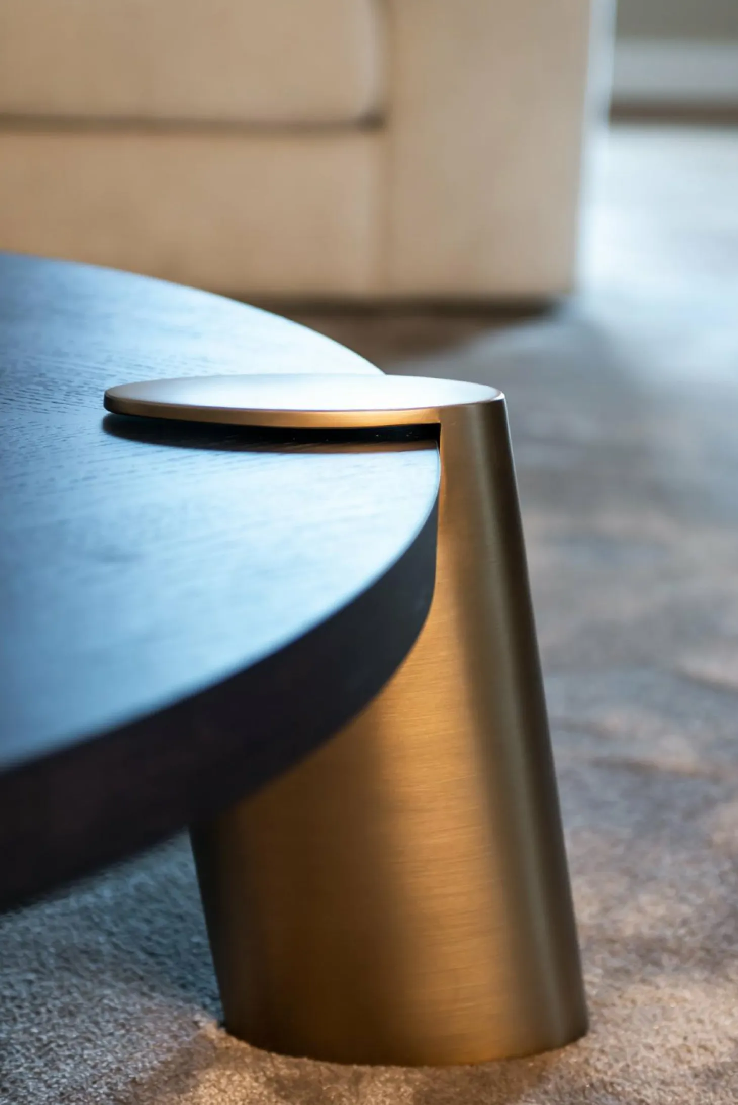 Ronde Salontafel Brody Set van 2 stuks - Zwart - Loft24.nl