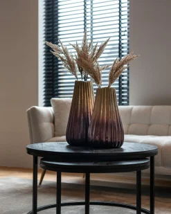 Ronde Salontafel Catana Set van 2 stuks - Zwart - Loft24.nl