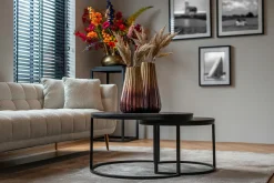 Ronde Salontafel Catana Set van 2 stuks - Zwart - Loft24.nl