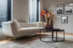 Ronde Salontafel Catana Set van 2 stuks - Zwart - Loft24.nl