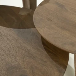 Ronde Salontafel Davina Mangohout - 80 cm - Loft24.nl