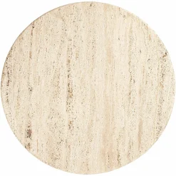 Ronde Salontafel Douglas Travertin - Ø90 cm - Loft24.nl