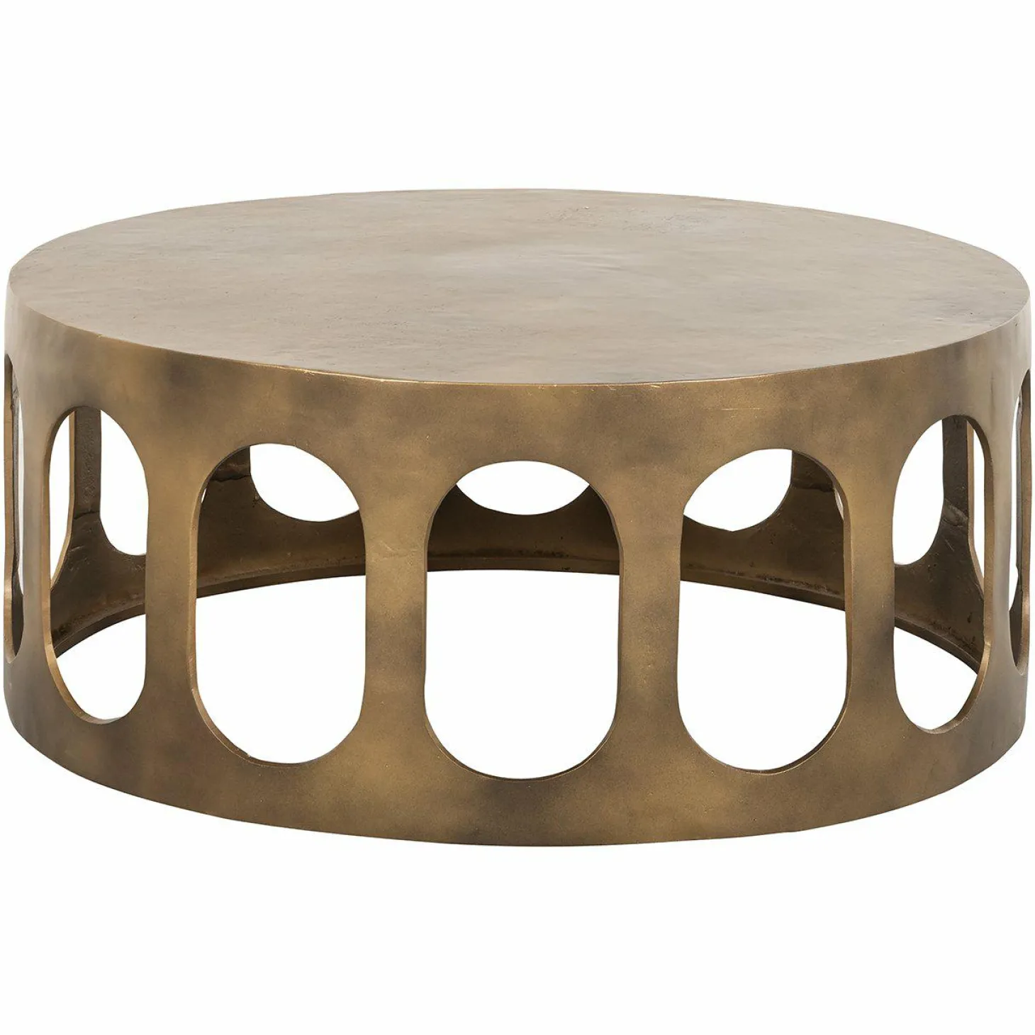 Ronde Salontafel Du Pont Ø86 cm - Brushed Gold - Loft24.nl