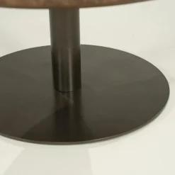 Ronde Salontafel Esila Mangohout 80cm - Loft24.nl