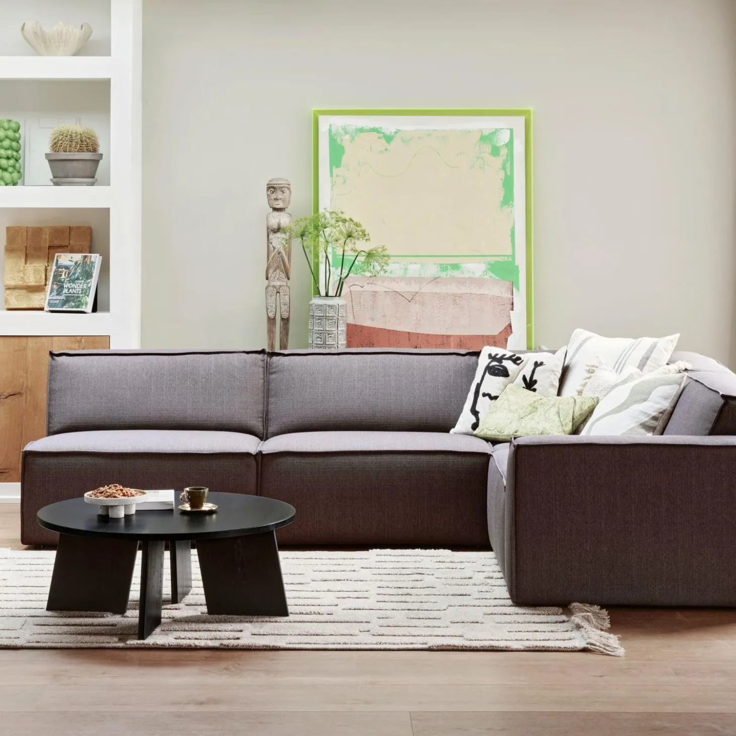 Ronde Salontafel Fries Eiken 90cm - Loft24.nl