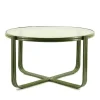 Ronde Salontafel Groovy Glas 63cm - Groen - Loft24.nl