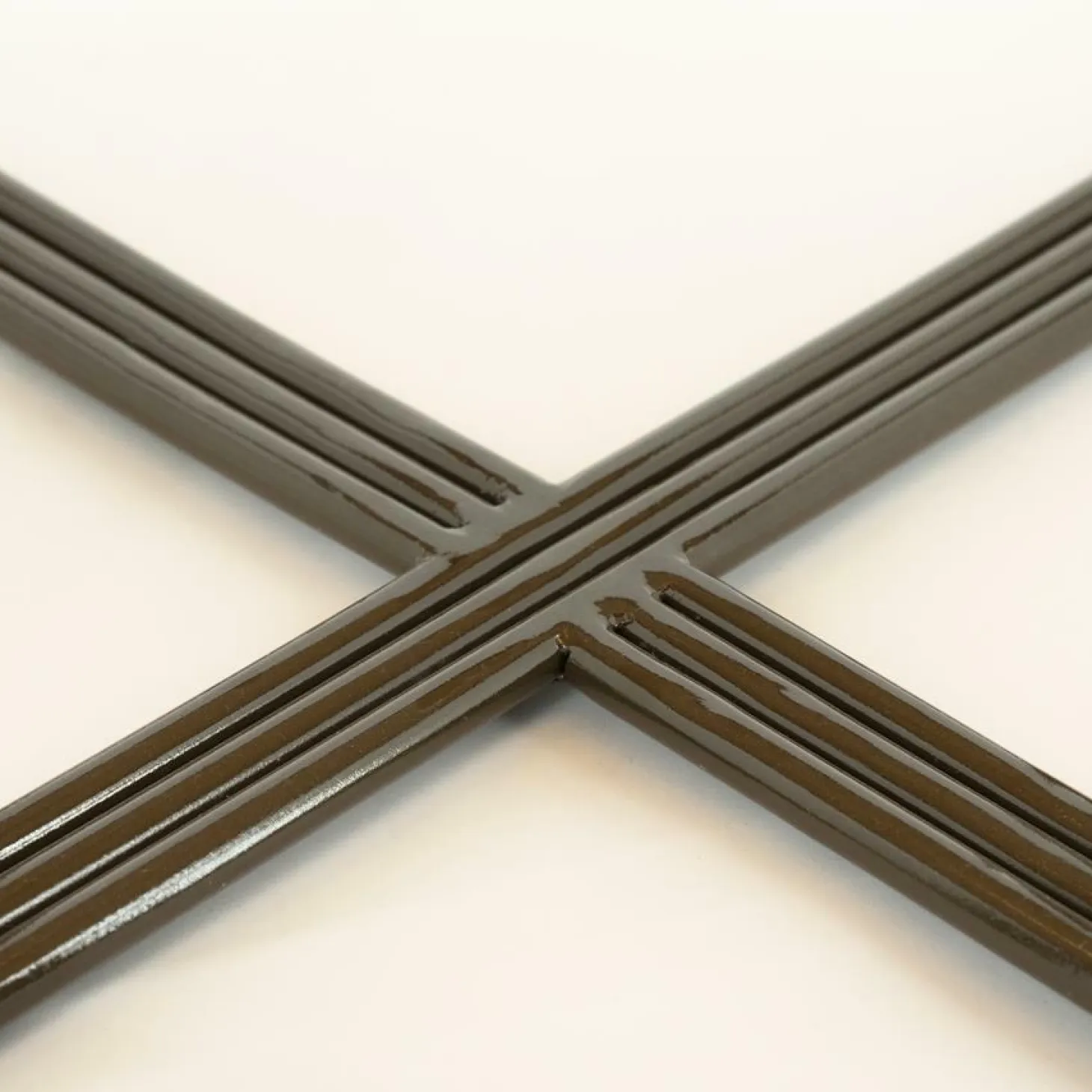 Ronde Salontafel Groovy Glas 63cm - Bruin - Loft24.nl