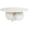 Ronde Salontafel Holmes Marmer Ø90 cm - Wit - Loft24.nl