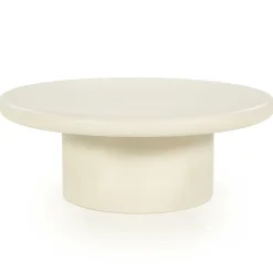 Ronde Salontafel Jade Magnesium oxide 80cm - Loft24.nl