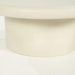 Ronde Salontafel Jade Magnesium oxide 80cm - Loft24.nl