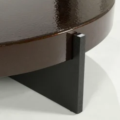 Ronde Salontafel Juliet 110cm - Bruin - Loft24.nl